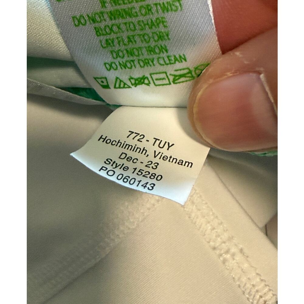Lilly Pulitzer Luxletic Bacio Skort Spearmint Blossom Views XS - Picture 8 of 11